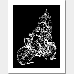 SEEMBO Knight Cycling Bicycle Bicycling Biking Riding Bike Posters and Art